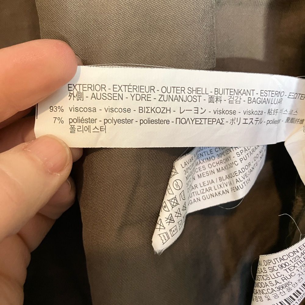 Zara Basic Jacket, Tan, With Pockets, Excellent C… - image 3